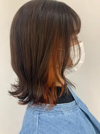 ミディアム 米津 優花のヘアスタイル