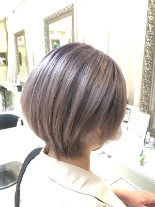 ショート カラー ヘアアレンジ ✁完全個室✁永野 晴のヘアスタイル