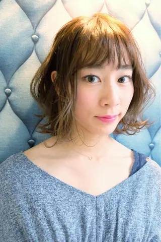 ミディアム 似合わせ艶髪カラー ❤️ハダユミのヘアスタイル