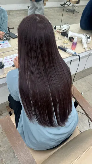 ロング カラー 🩷ブリーチなし韓国 へア🩷HARUKAのヘアスタイル