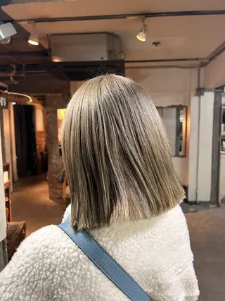 ミディアム カラー パーマ ヘアアレンジ メンズ お任せヘア☘️☘️ 及川渚のヘアスタイル