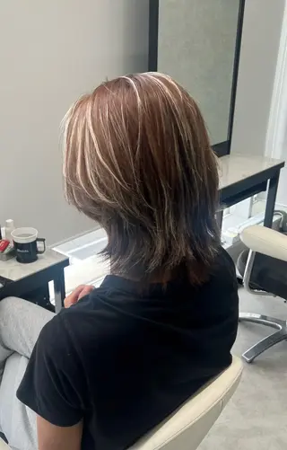 カラー メンズ 🩷hair salon dot. tokyo color 🩷所属・ハイトーンカラー ⌇Hao 🎀✮のヘアスタイル