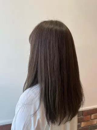 ロング ボブ🍊暖色カラー 浅草【Bob美容師】のヘアスタイル