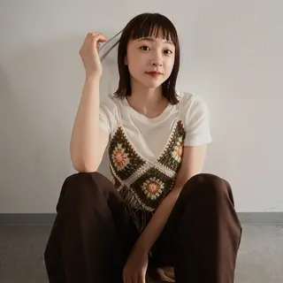 ミディアム 🟤TAP🟤 木曳野　金沢店のヘアスタイル