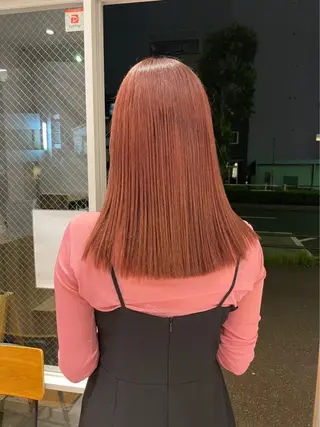 セミロング カラー 山形 紗奈のヘアスタイル