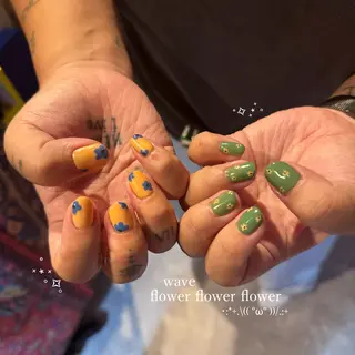 ショート nail space wave所属・nail space waveのネイルデザイン