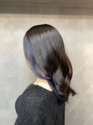 ロング カラー TNB TOKYO所属・Insta 指名 No.1KURUMIのヘアスタイル