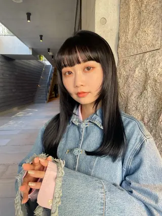 ロング カラー ブリーチ/暖色/ ダブルカラー/ゆきなのヘアスタイル