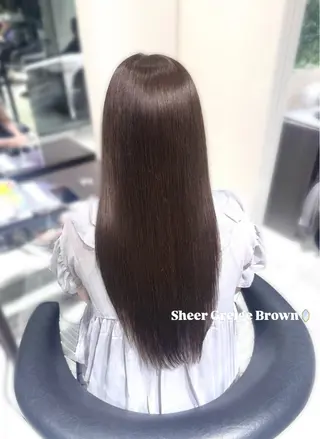 ロング カラー つや髪ᰔᩚ暖色 カラーYui🩰のヘアスタイル