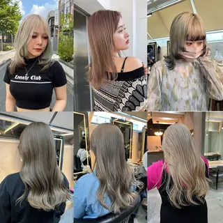 ロング カラー レイヤー＆カラー 人気美容師倉崎涼のヘアスタイル