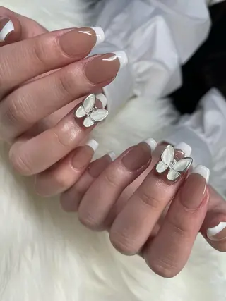 ロング カラー ヘアアレンジ キッズ ネイル マツエク・マツパ アイブロウ 福田 加奈のネイルデザイン