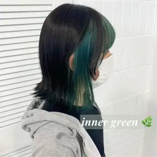 ミディアム カラー ヘアアレンジ レイヤー×グレージュ /ピンク🩷mioのヘアスタイル