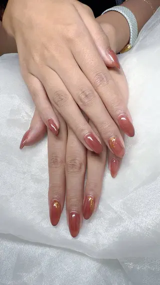 ネイル 森 ネイルサロン研修中♡のネイルデザイン