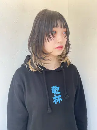 ミディアム 艶髪/ショート/ ボブcocona🐳のヘアスタイル