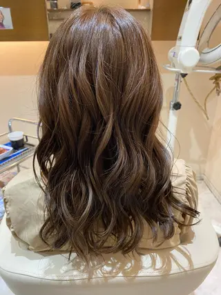 セミロング 清水 有紗のヘアスタイル