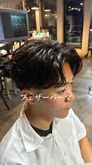 ショート パーマ litbyfifth 末吉海里のヘアスタイル