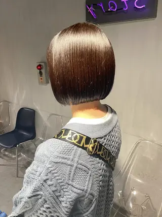 カラー 透明感🫧ナチュラル 上品ヘア🫧銀座のヘアスタイル