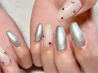 ネイル 【B.nail】名古屋志賀本通-フィルイン/ニュアンス/定額/長さだし-所属・橋立 敬子のネイルデザイン