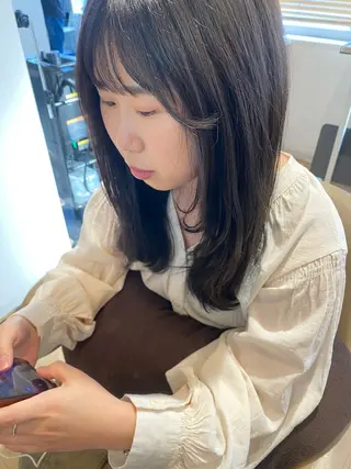 ミディアム GINZARay2 風本朱里🐥のヘアスタイル