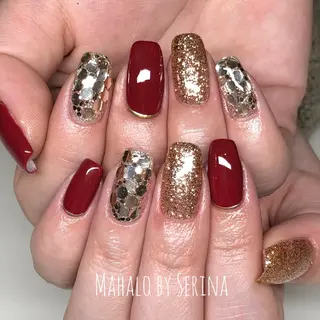 ミディアム カラー ネイル SUNNY BAE. SERINAのネイルデザイン