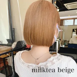 ショート カラー 🌱小顔ヘア/ボブ ミディアム/双葉🌱のヘアスタイル