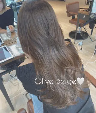 ロング カラー 🍼顔周りカット/ レイヤー/小川華奈のヘアスタイル