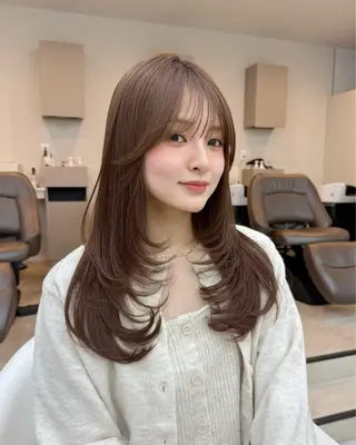 セミロング sora/レイヤー/ 似合わせカット🎀のヘアスタイル