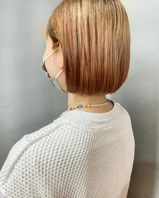 ショート カラー 女性リピ90%🍨 🩷佐藤みずきのヘアスタイル