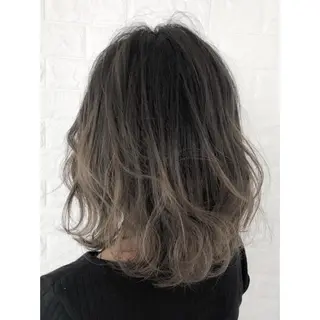 ミディアム カラー KIZU 髪質改善 オカルト怪談のヘアスタイル