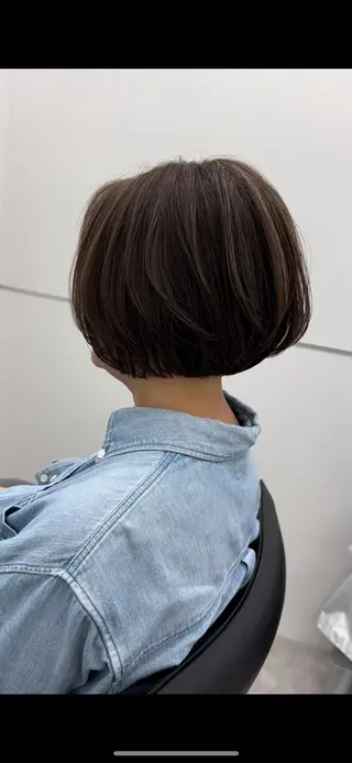 ショート カラー 髪質改善 /ツヤ髪/植竹偉吹のヘアスタイル