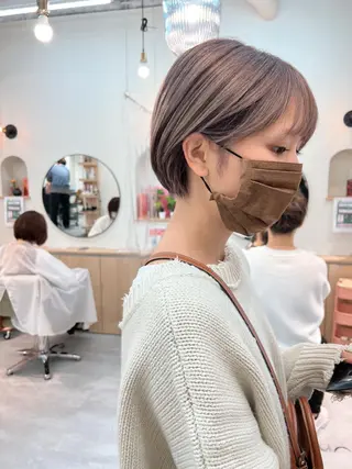 ショート カラー カット特化柏駅 徒歩3分LOUのヘアスタイル