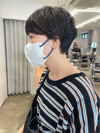 ショート パーマ pole所属・【pole】 minaのヘアスタイル