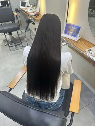 ミディアム リキ/縮毛矯正🫧 /メンズカット💈のヘアスタイル