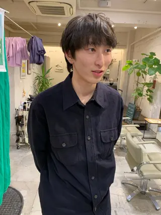 ショート パーマ メンズ 【takk】 ナカヤママサヨシのヘアスタイル