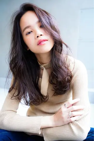 セミロング カラー パーマ ヘアアレンジ メンズ キッズ ネイル マツエク・マツパ 韓国ヘア🫧 KAZUTOのヘアスタイル