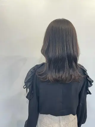 ミディアム カラー 🦄垢抜けボブ特化× 暖色カラー未来🦄のヘアスタイル