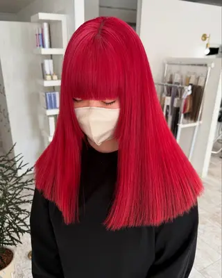 ロング カラー ate.心斎橋 RYUKAのヘアスタイル
