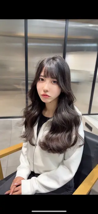 ロング 池谷 玲哉のヘアスタイル