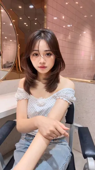 ミディアム 新宿/髪質改善/ボブ 韓国レイヤー大重聖斗のヘアスタイル