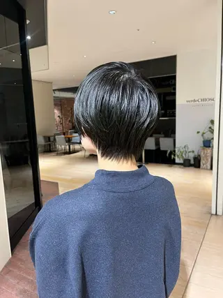 ショート カラー ショート／ミニボブ マンツーマン/マユコのヘアスタイル