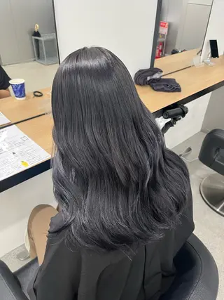 ロング miku/ラベンダー 透明感カラー🪻❤︎のヘアスタイル