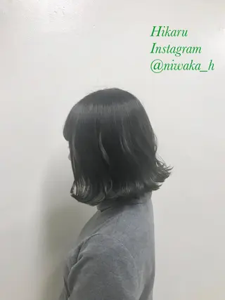 ミディアム カラー エリアNo.1カラー ⭐️hikaru⭐️のヘアスタイル