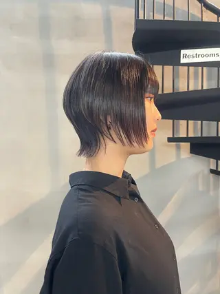 ショート 柏 ウルフ/レイヤー 田中佐和🐺のヘアスタイル