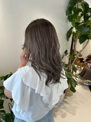 セミロング カラー Liru:smart salon/茅ヶ崎のヘアスタイル