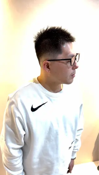 メンズ HARUKI  MINATO Japan広島紙屋町店所属・hmj紙屋町店 脊戸智志のヘアスタイル