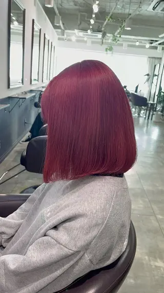 ミディアム 🌈カラー特化 ハイトーンけいと🌈のヘアスタイル