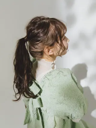 ロング カラー パーマ Door代官山所属・詩織/パーマ /代官山のヘアスタイル