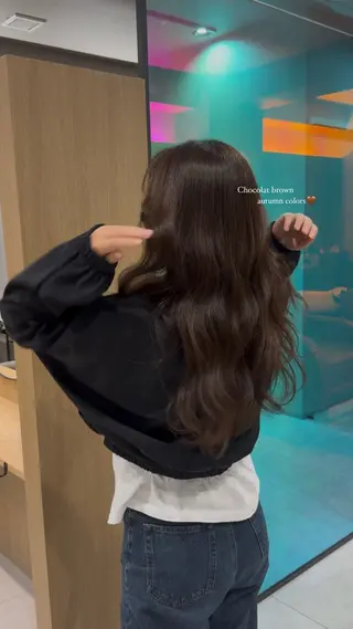 ロング RAF TOKYO 薬院店所属・福岡／艶髪カラー/ 髪質改善/SAEのヘアスタイル