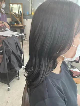 ロング カラー ヘアアレンジ CEINE loq ‪🍒なつきのヘアスタイル