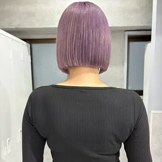 ショート カラー ハイトーン/ボブ /HBL/AYUNAのヘアスタイル